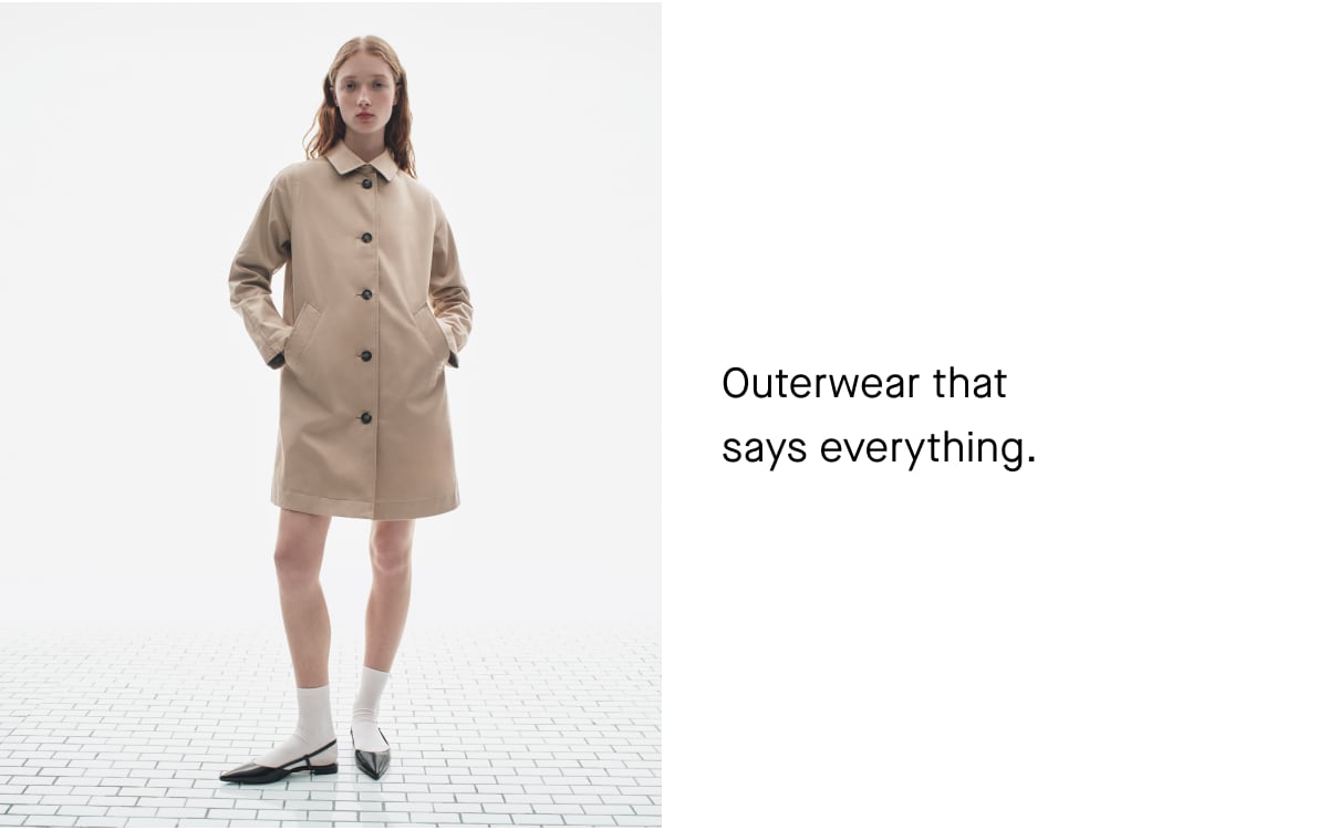 [Image] The Mac Coat | Outerwear that says everything.
