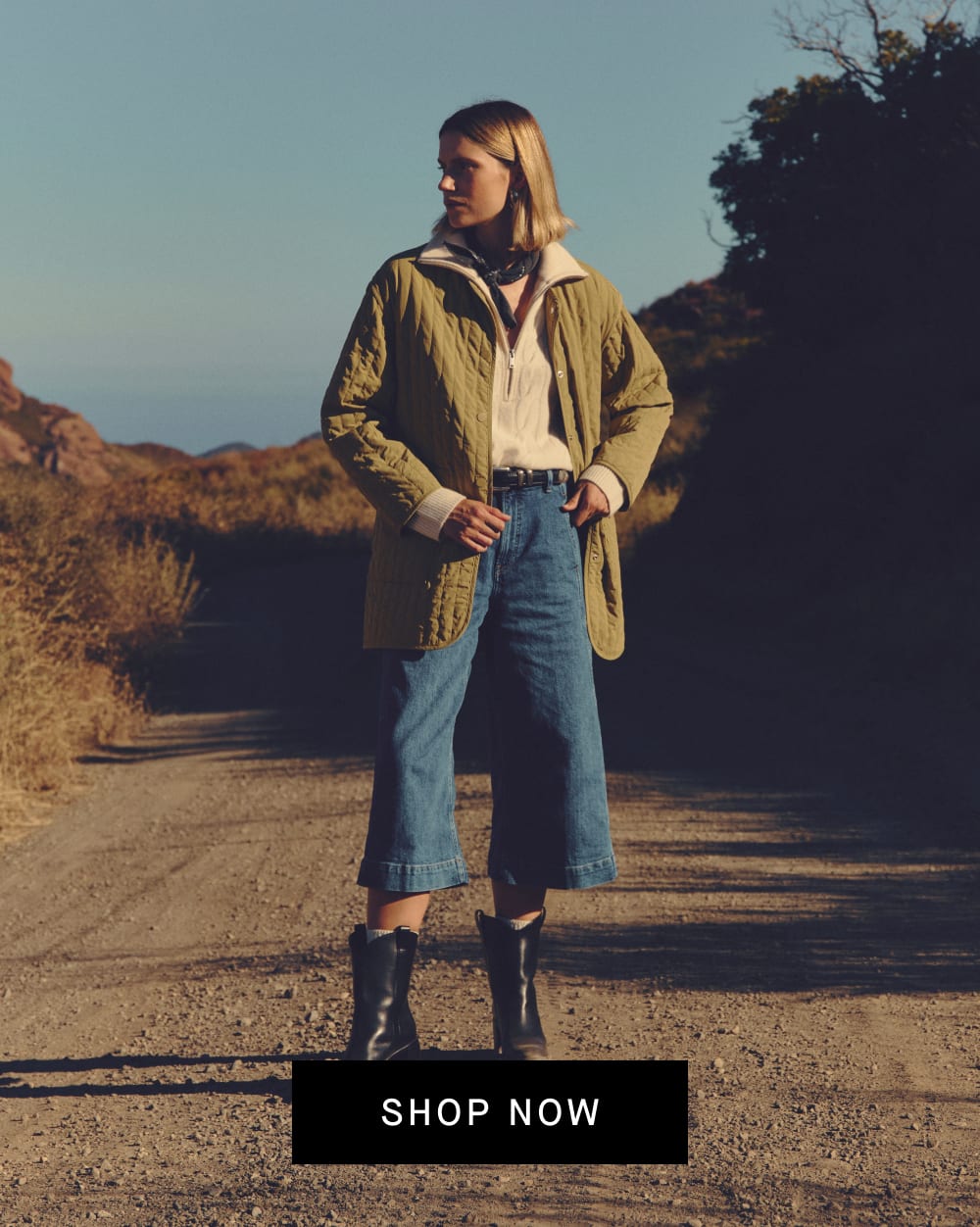 [Image] The Denim Culotte | New Blue