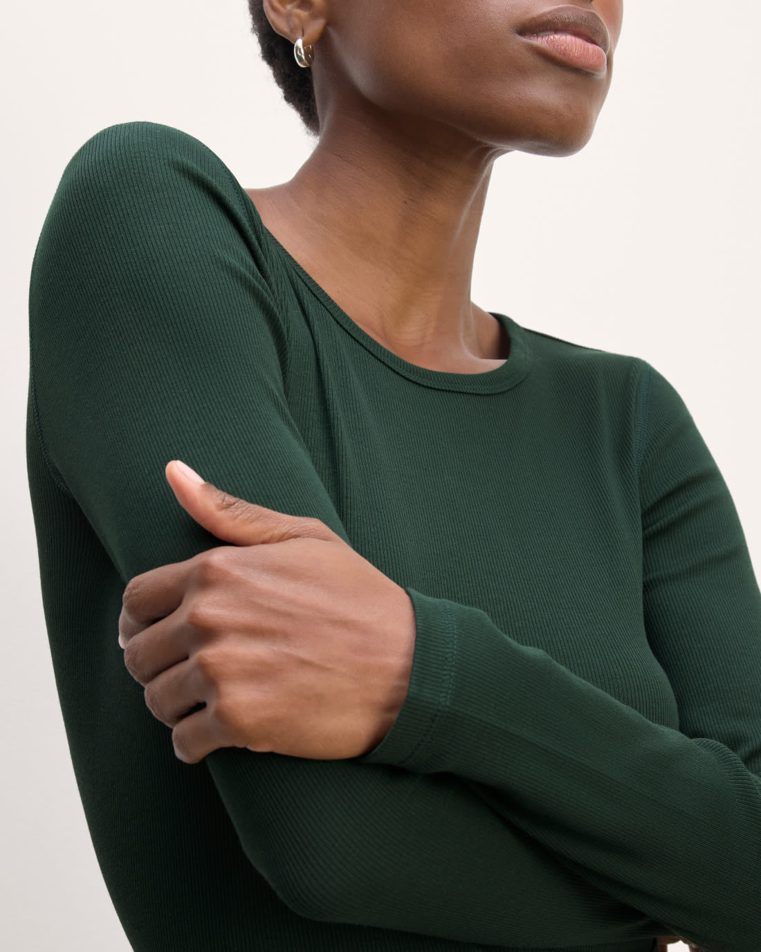 [Image] The Luxe Micro-Rib Long-Sleeve Crew | Color