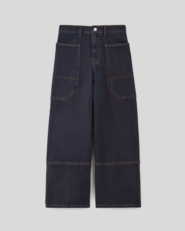 [Image] The Way-High® Gardener Cropped Jean | Deep Rinse