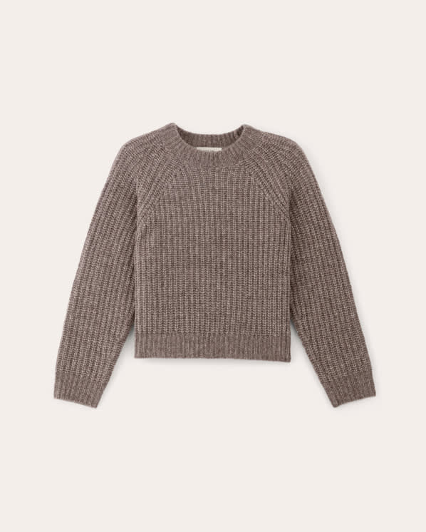 [Image]  The Fisherman Crew in Cloud | Taupe Melange