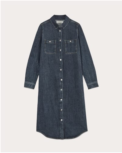 [Image] The Denim Shirtdress | Indigo