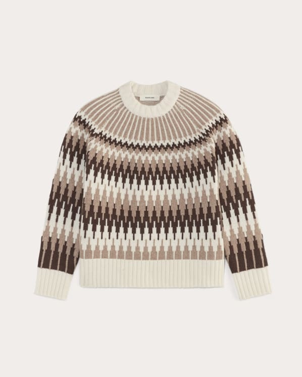 [Image] The Fair Isle Crew | Bone Brown Fair Isle