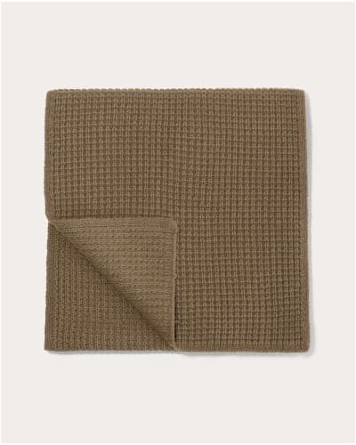 [Image] The Waffle Scarf | Camel