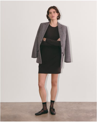 [IMAGE] The Form Mini Dress | Black