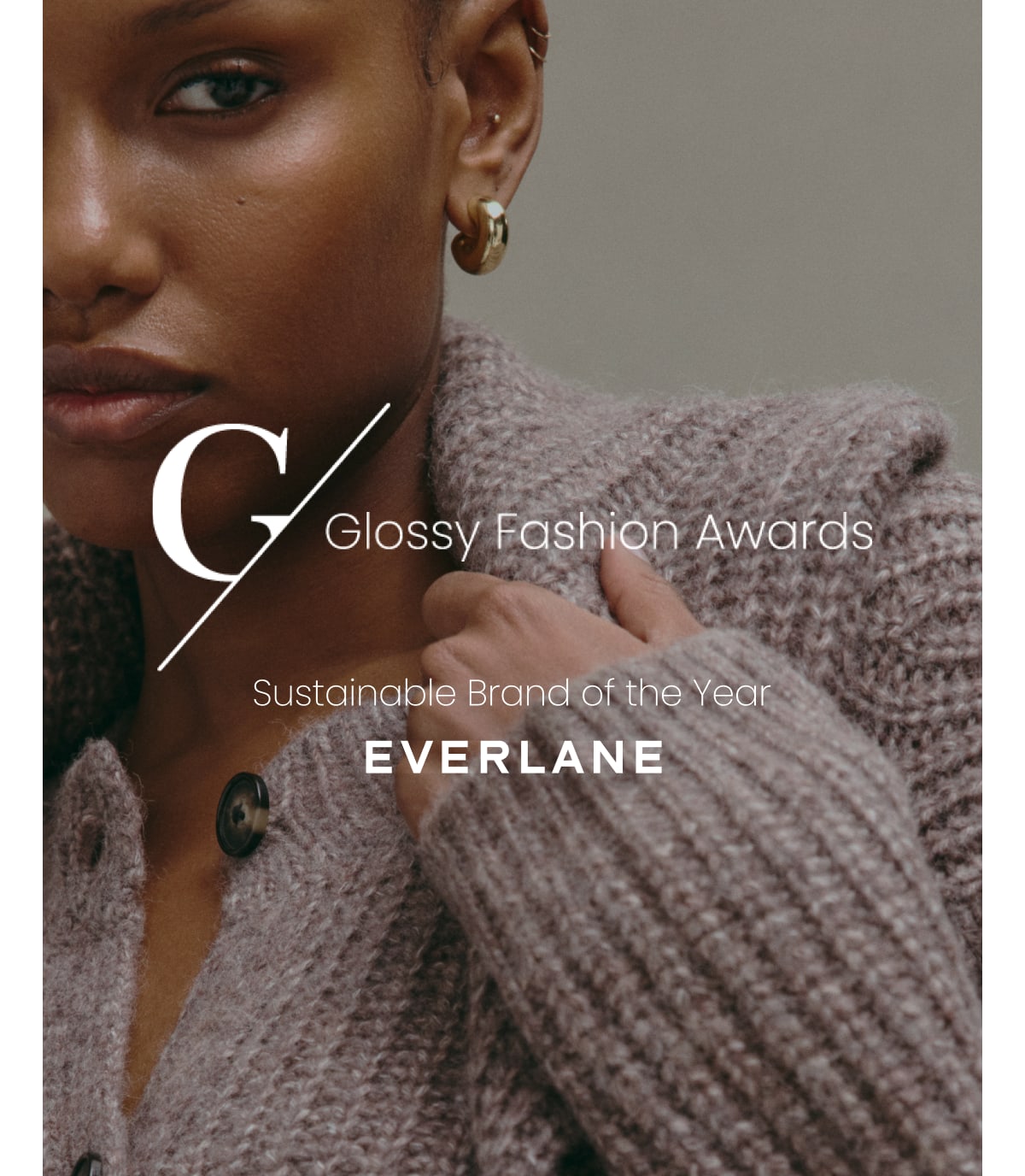 [Image] Glossy Fashion Awards Sustainable Brand of the Year EVERLANE