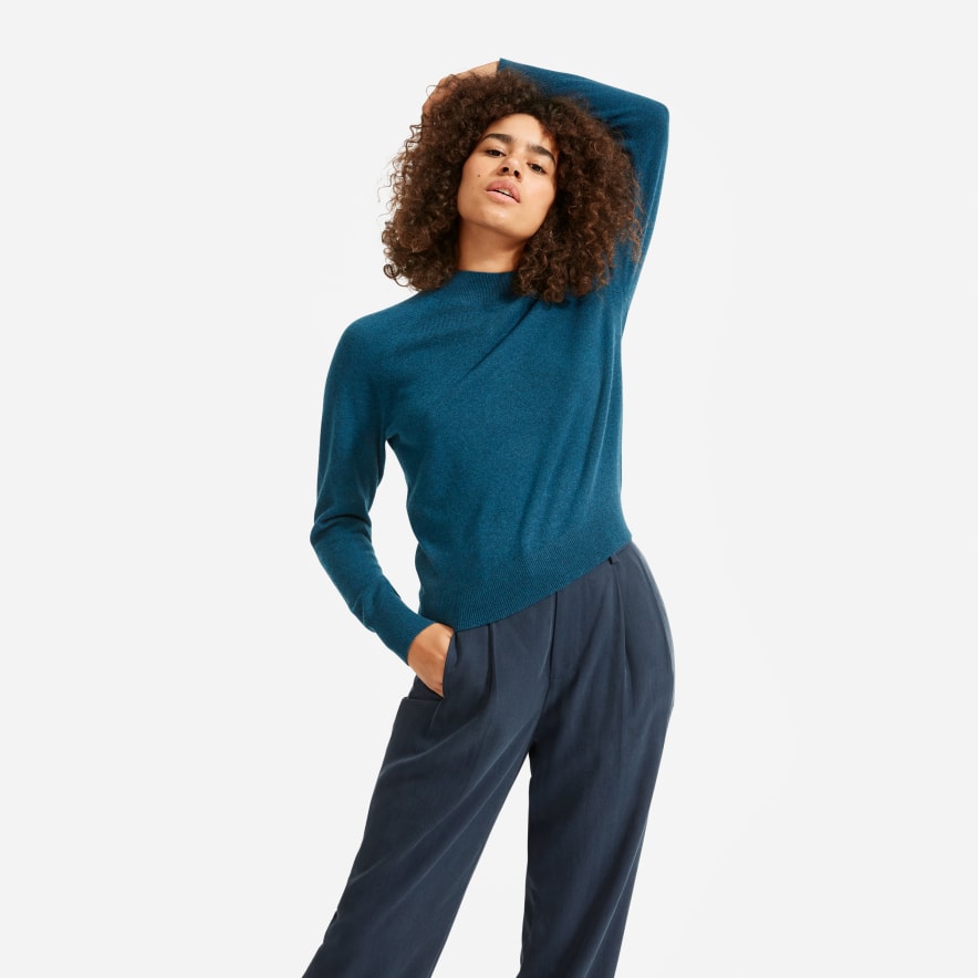 everlane raglan mock neck