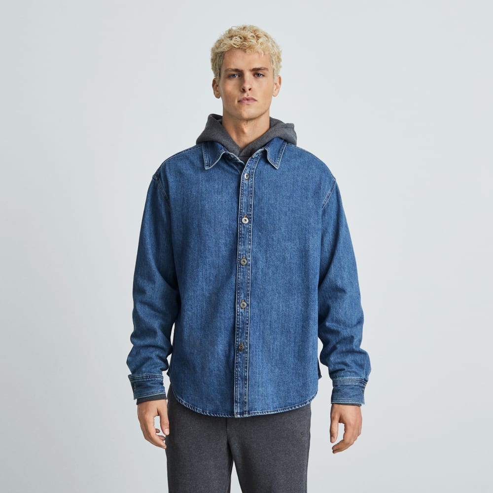Short-Sleeved Denim Overshirt - Luxury Blue | LOUIS VUITTON