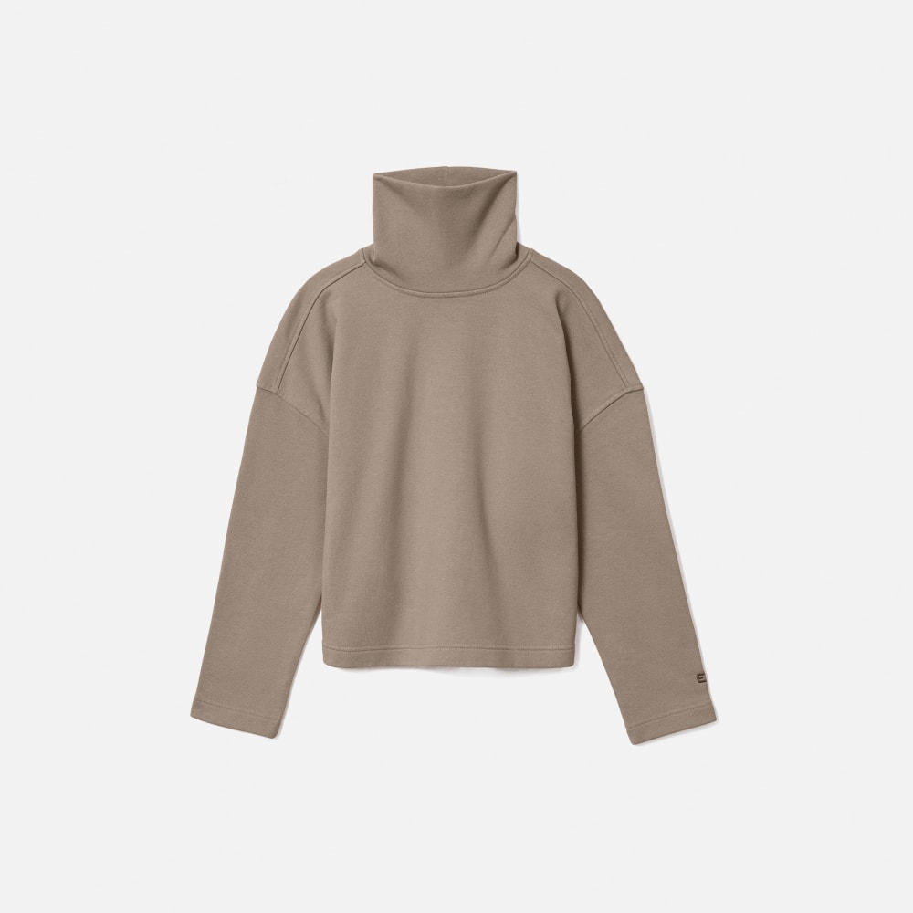 Everlane mock neck sweatshirt 2025