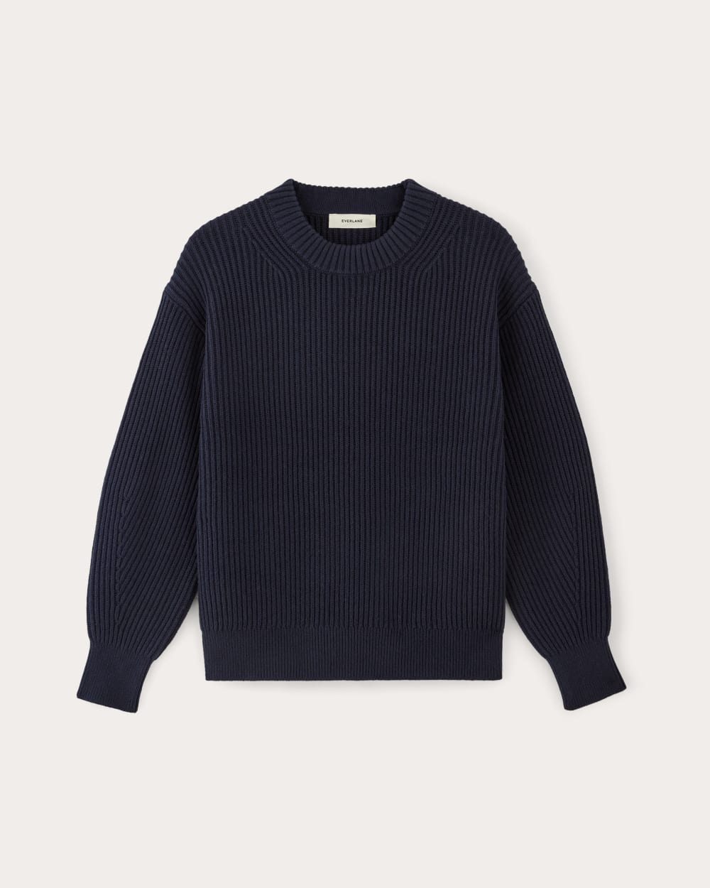The Cocoon Crew in Everyday Cotton Navy Everlane