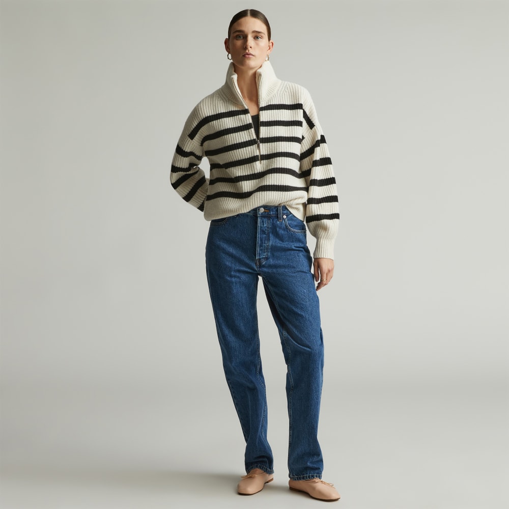 The Felted Merino Half-Zip Sweater