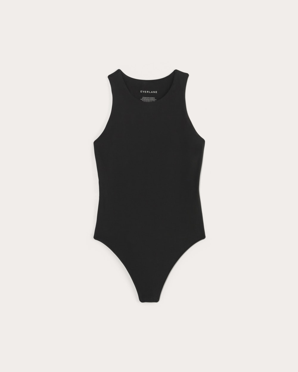 The Cutaway Tank Bodysuit Black Everlane