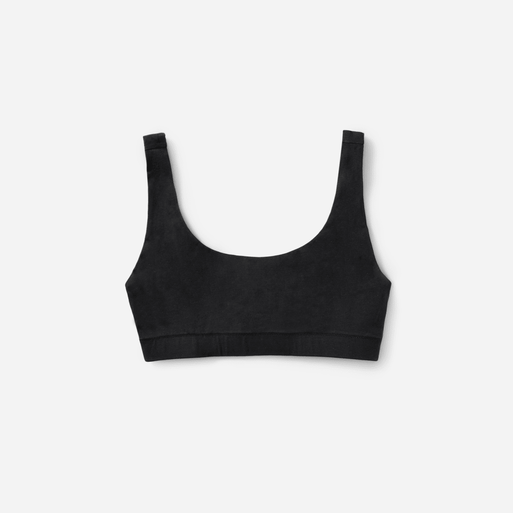 black bra tank