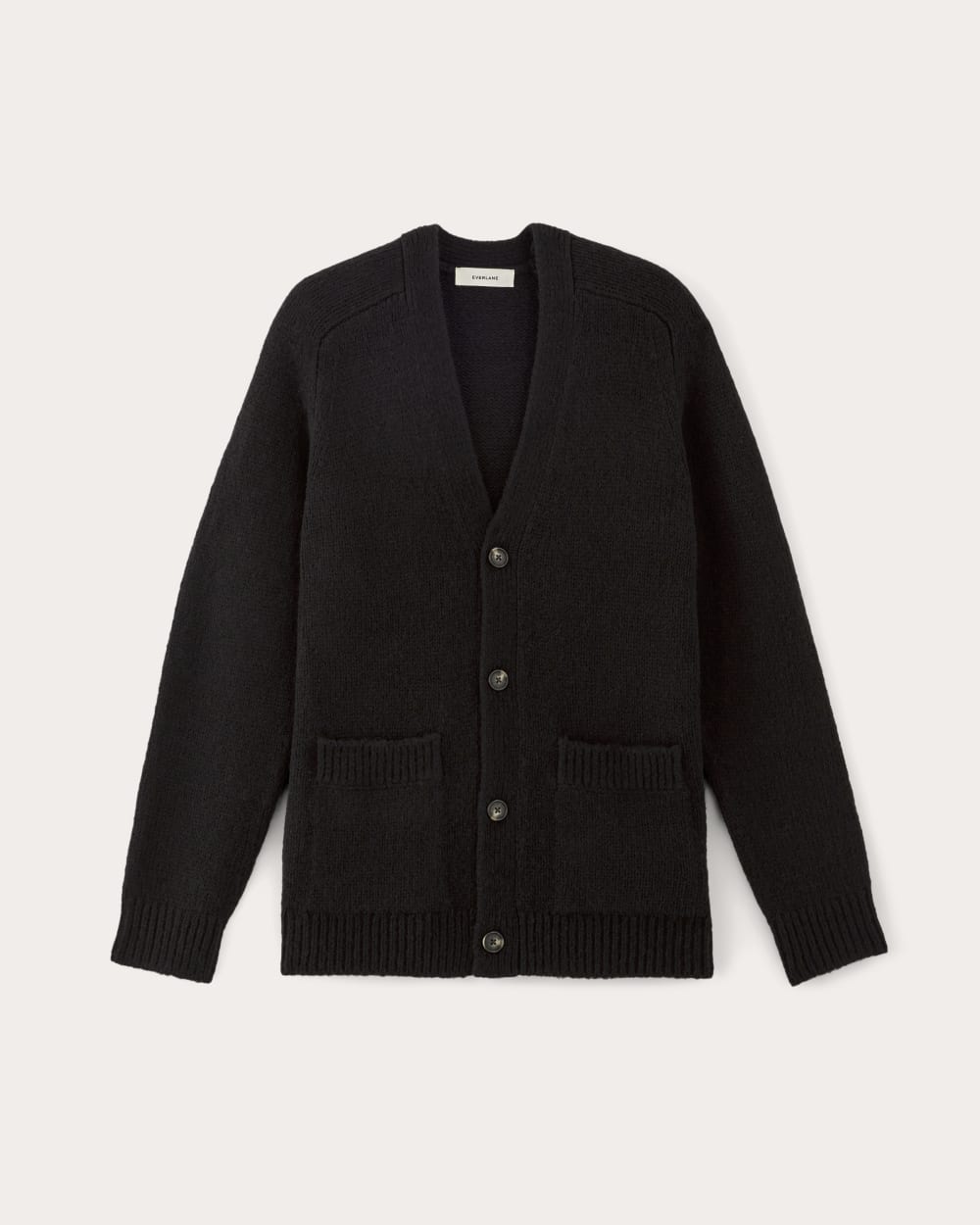 The Cloud Relaxed Cardigan Black Everlane