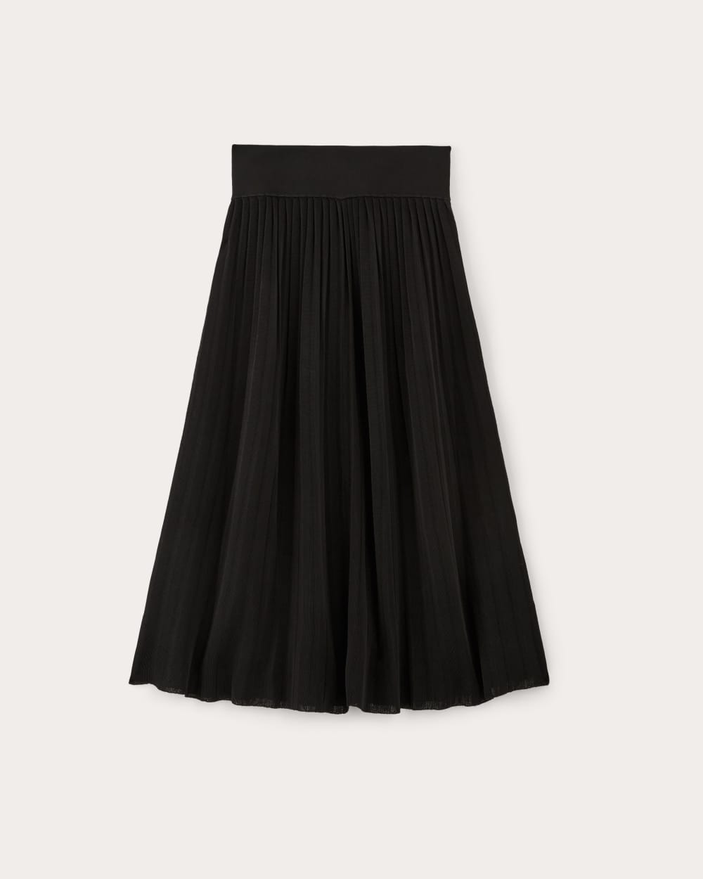 The Pleated Skirt Black Everlane