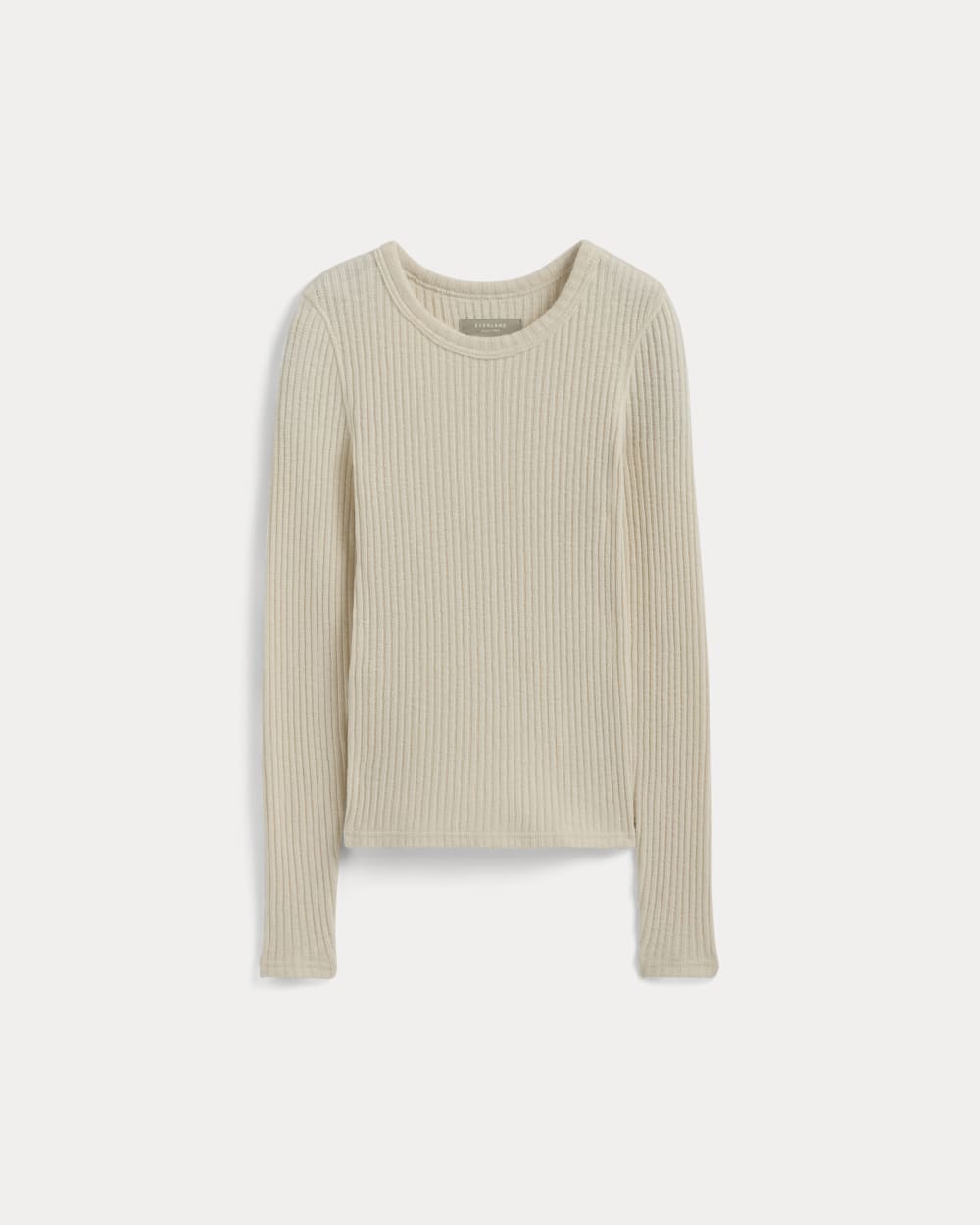 【ANGLAN】Ribless Long Sleeve Knit G238WT5928GlacieLongSleeveRibK