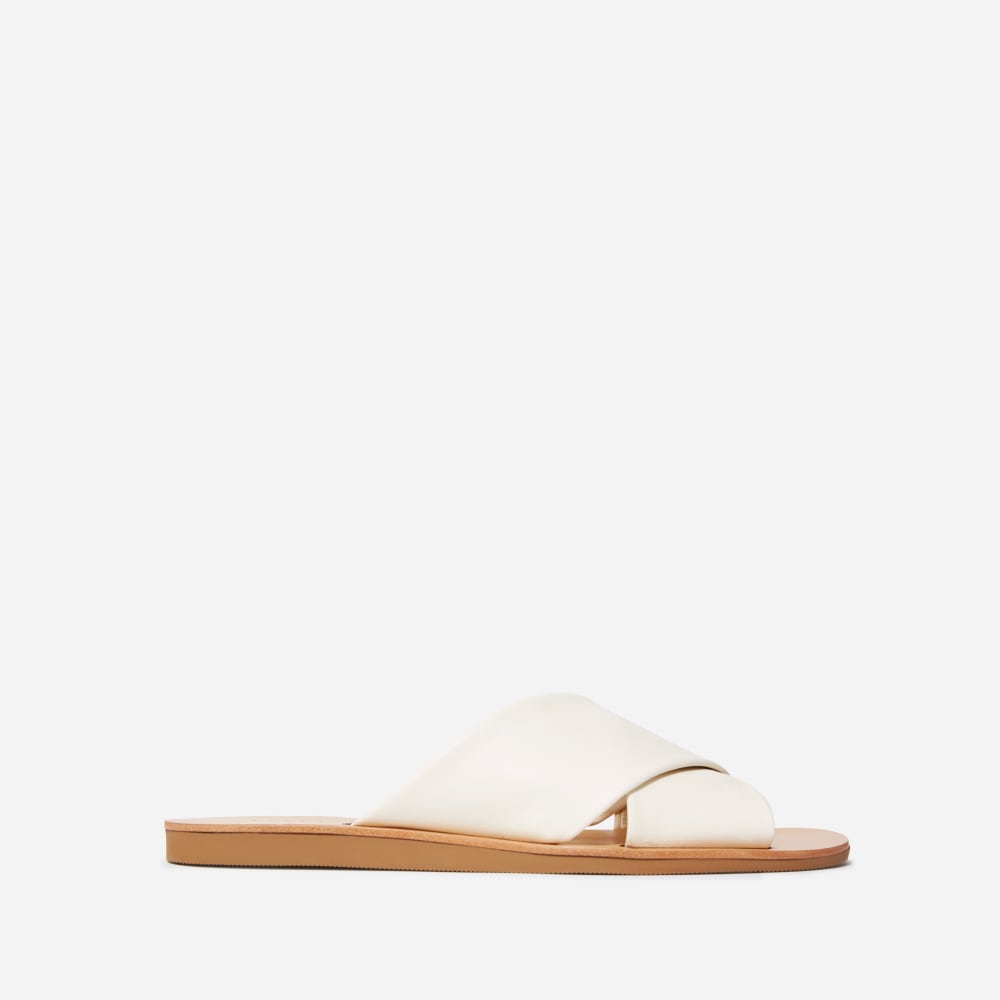 The Day Crossover Sandal Cream Everlane