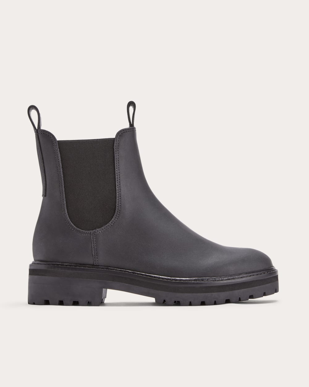 The Lug Chelsea Boot Vintage Black Everlane