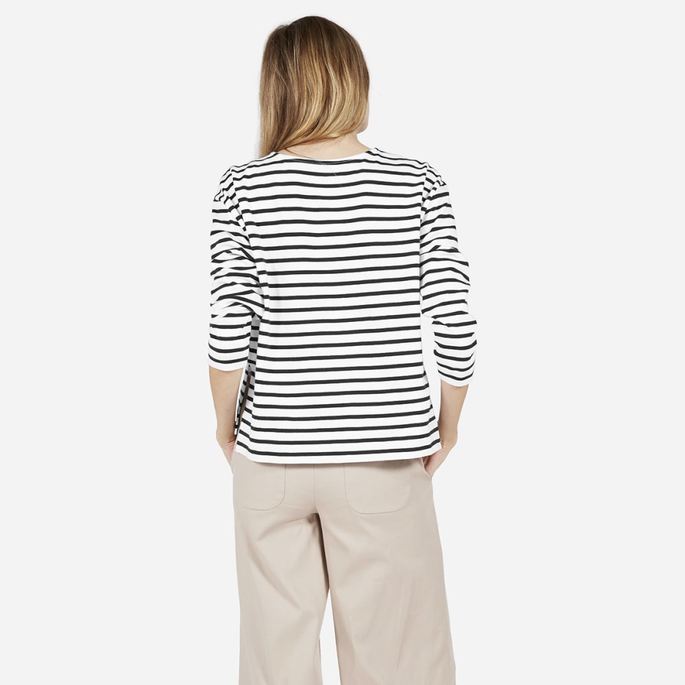 everlane boxy striped tee