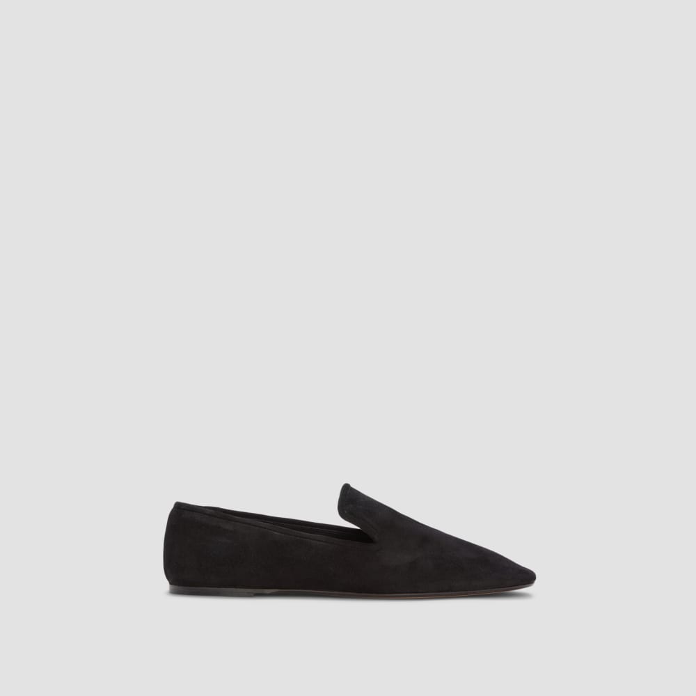 Morrison Special Designed Genuine Suede Black Leather Loafer
