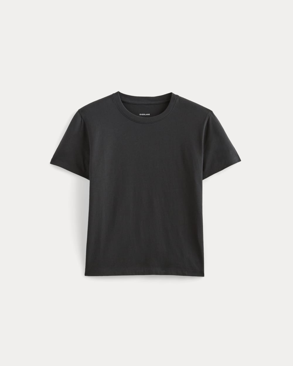 The Box-Cut Tee in Essential Cotton Heathered Charcoal