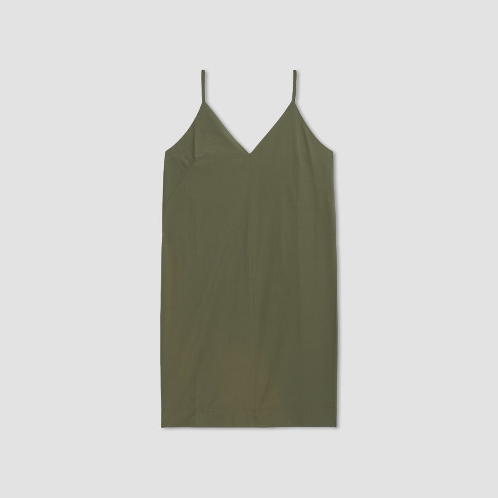 Topshop olive clearance slip dress