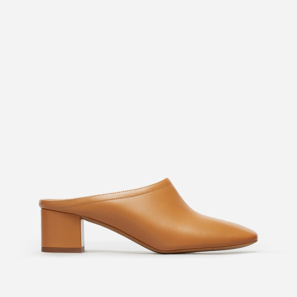 The Day Heel Mule Cognac Everlane