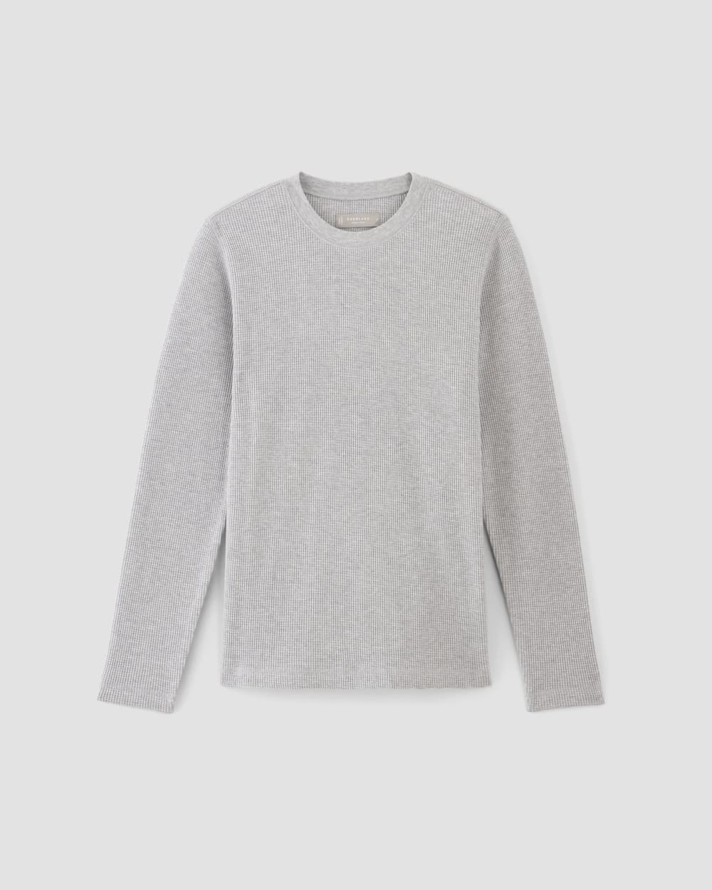 abeundmor EYELET WAFFLE TOPS【GREY】 abeundmor EYELET WAFFLE TOPS【GREY】 Glitter Waffle Mock