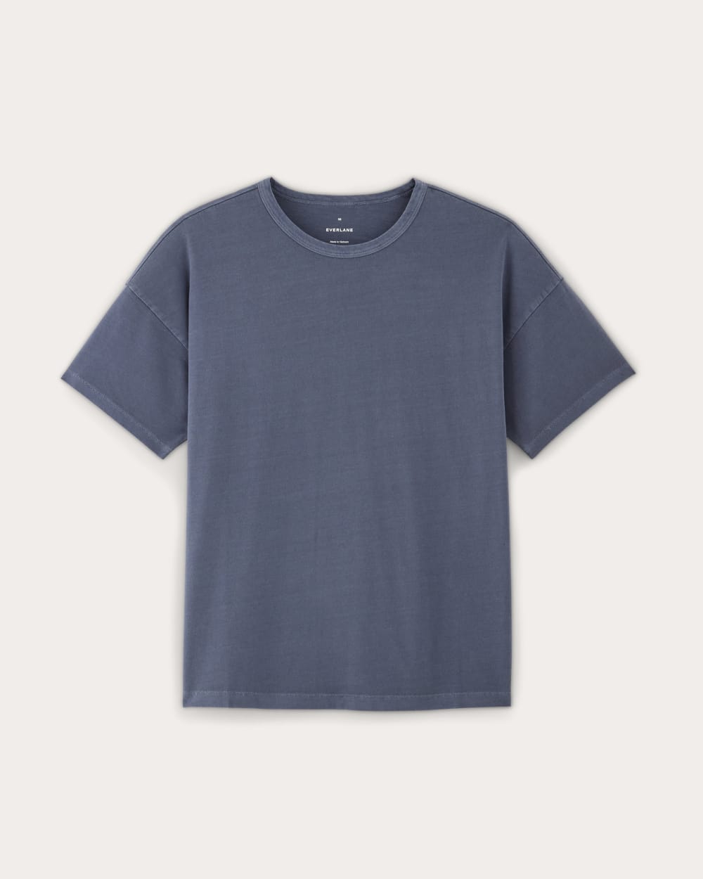 The Boyfriend Tee in Essential Cotton Navy Everlane