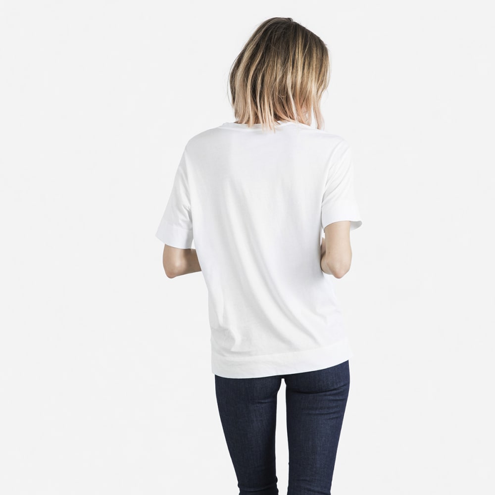Drop Shoulder T-Shirt - White – Hours