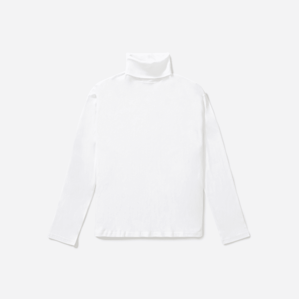 Everlane top white turtleneck