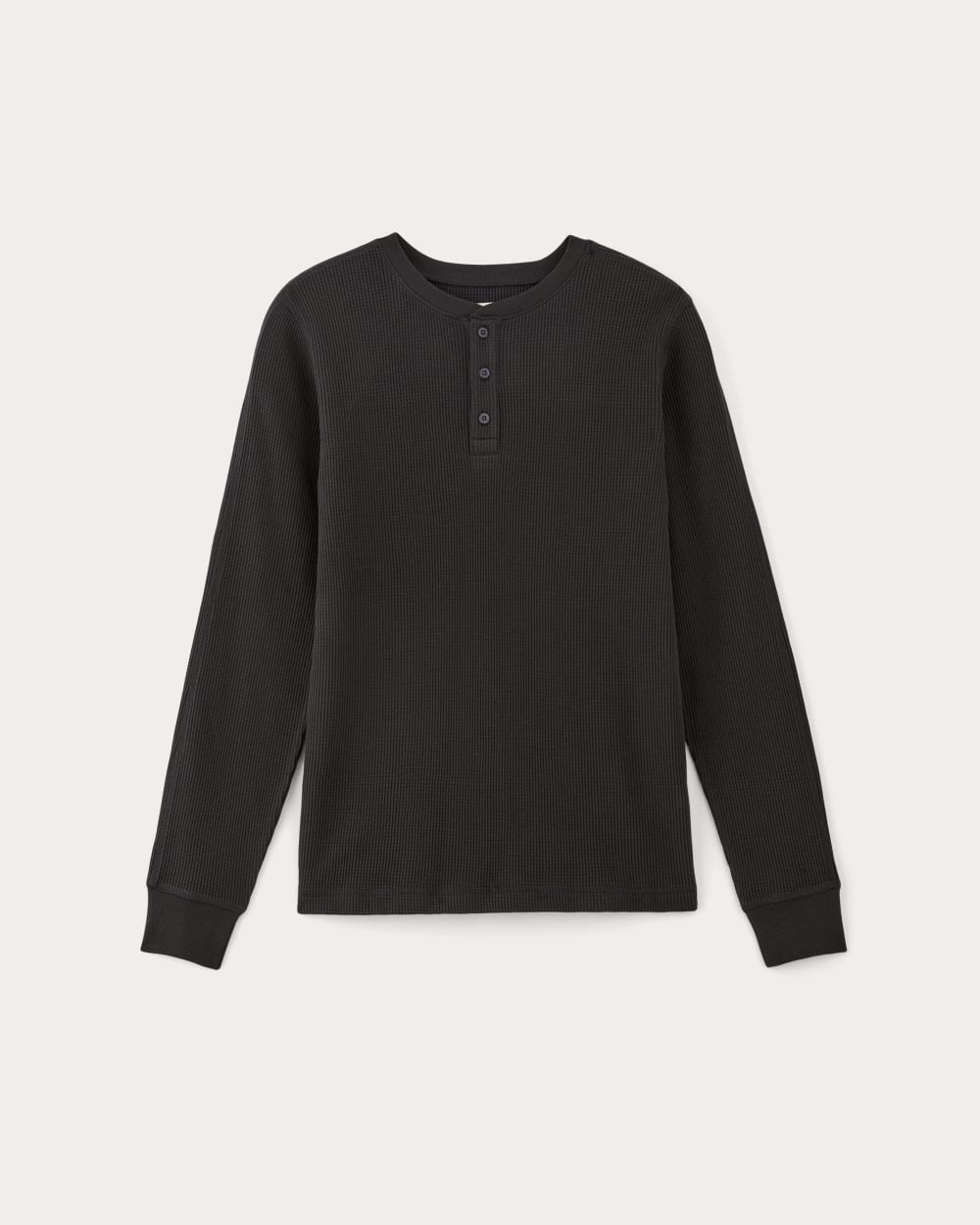 The Waffle Long-Sleeve Henley Bone – Everlane