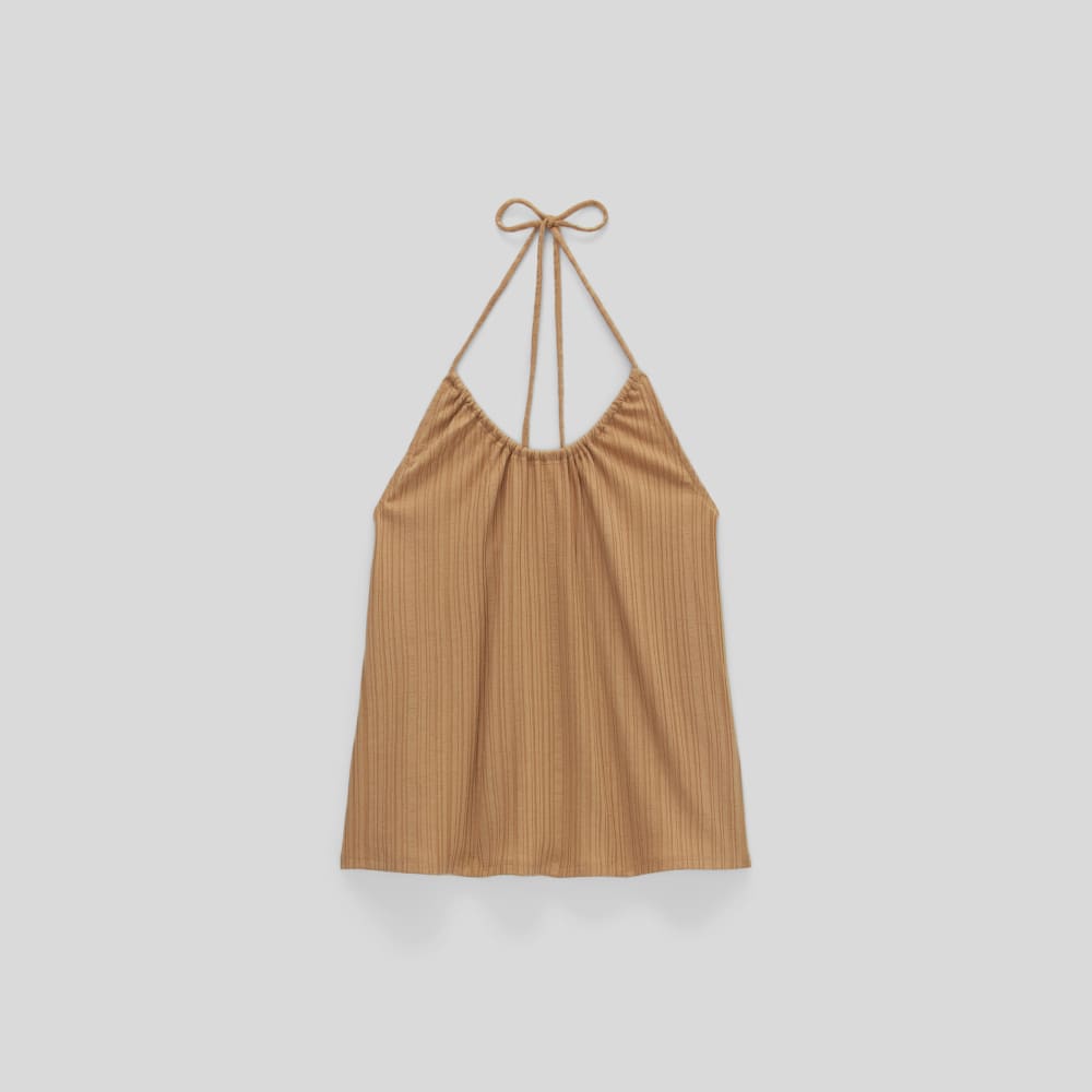 Auden Rib Knit Crop Top - Camel – Pretty Lavish