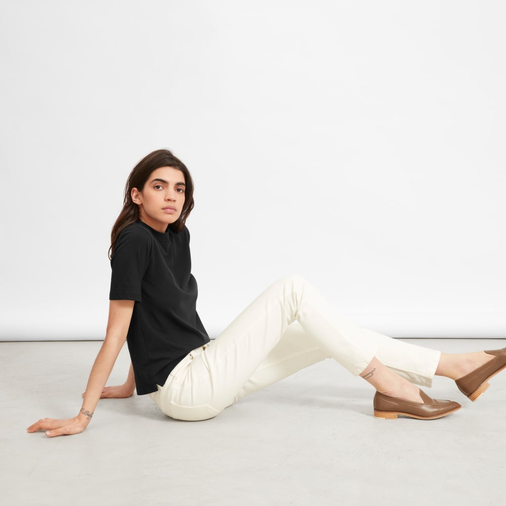 Everlane cotton discount mockneck tee
