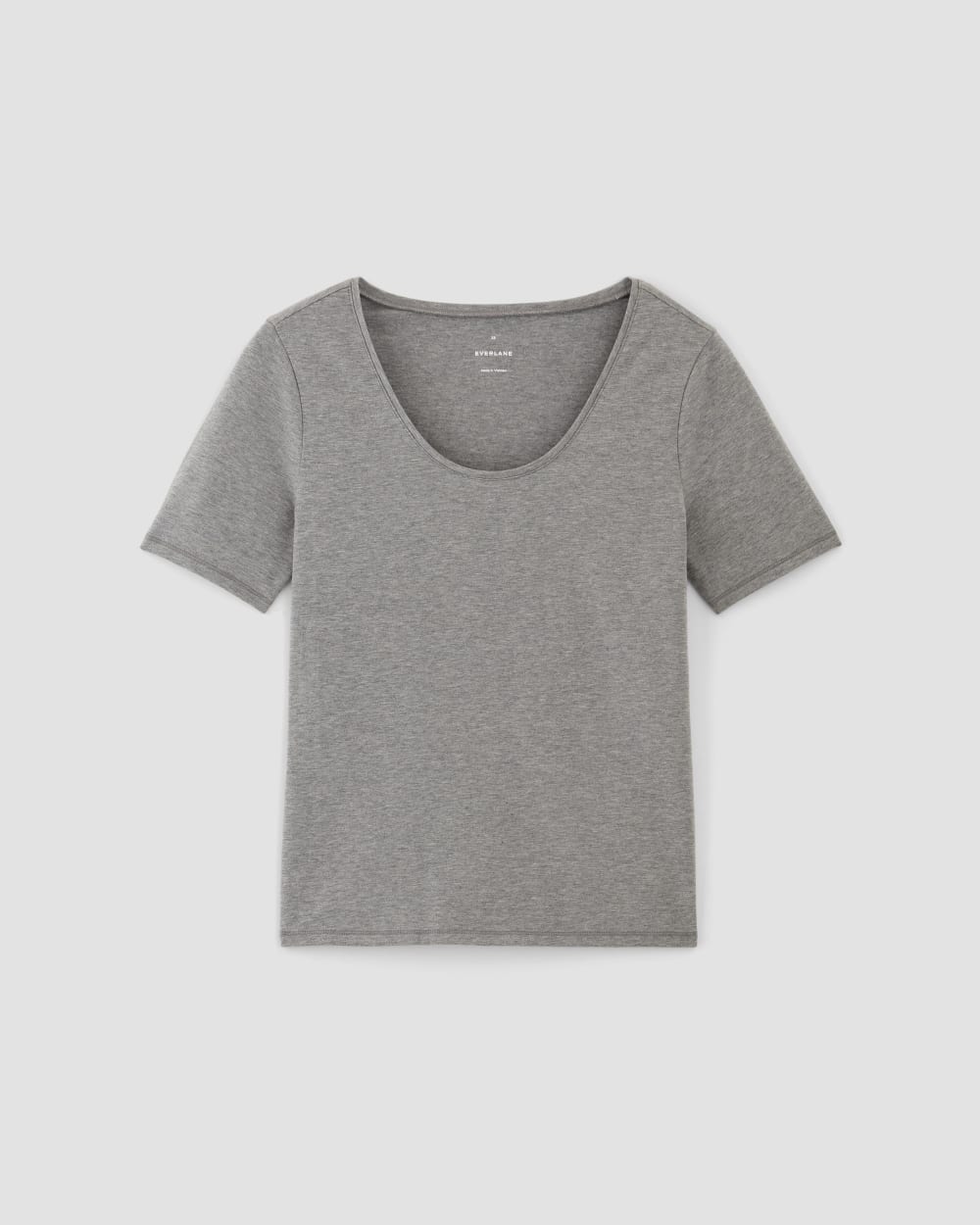 The Form Scoop-Neck Tee Jade Green – Everlane
