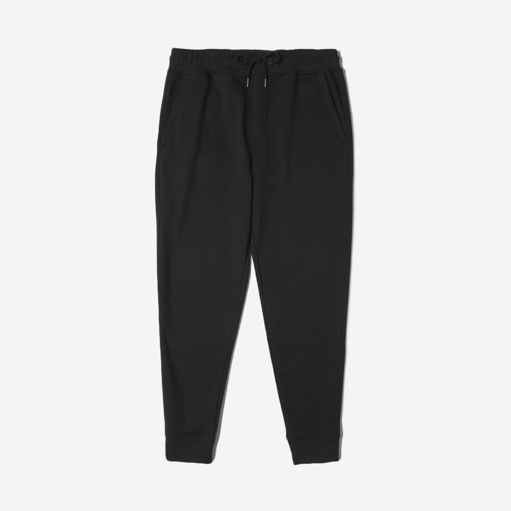 The Classic French Terry Sweatpant Washed Black – Everlane