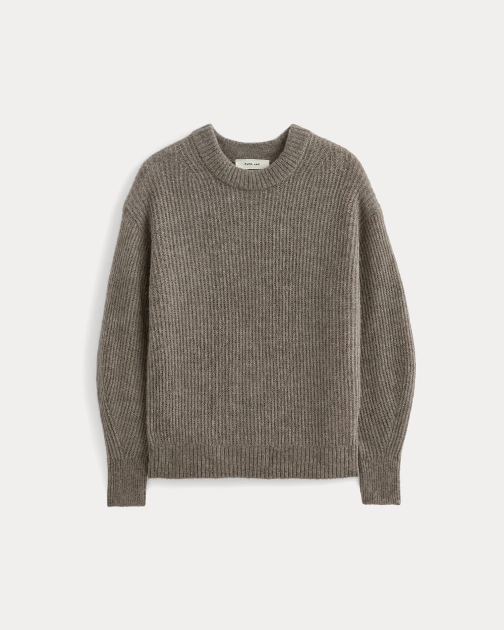 公式通販サイトセール The Everlane – Melange Taupe Alpaca in Crew Cocoon トップス