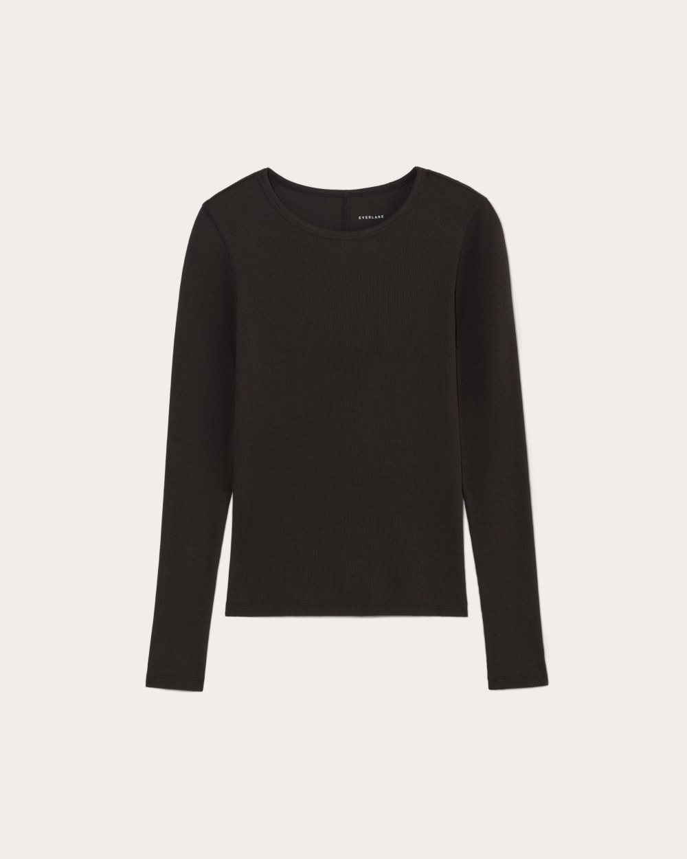The Luxe Rib Long-Sleeve Crew Black – Everlane The Luxe Rib Long-Sleeve Crew Black – Everlane