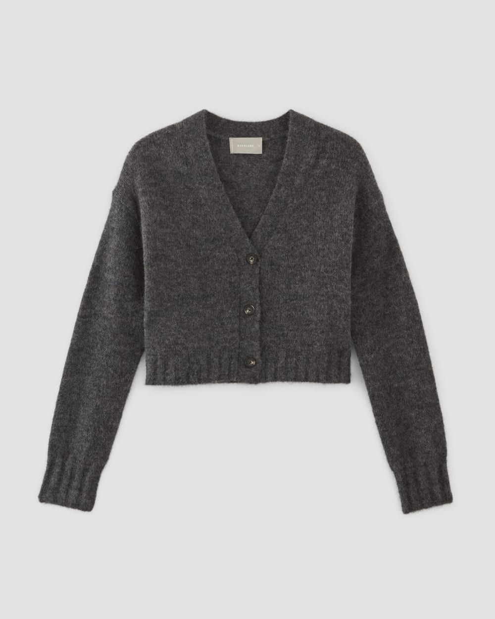 The Alpaca V Neck Cropped Cardigan Kambaba Everlane