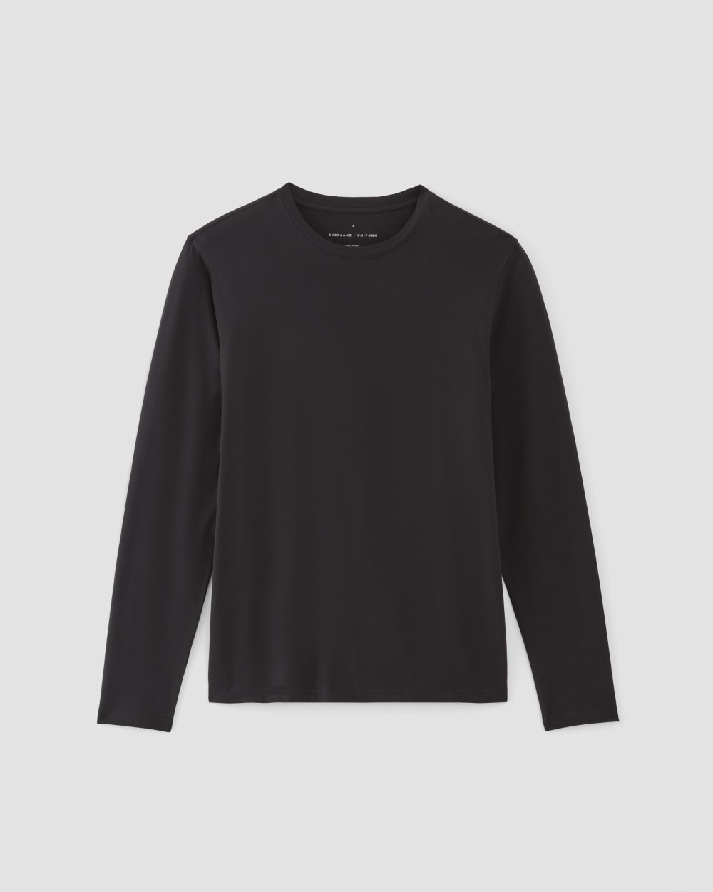 Organic Black Oversized Long Sleeve T-Shirt