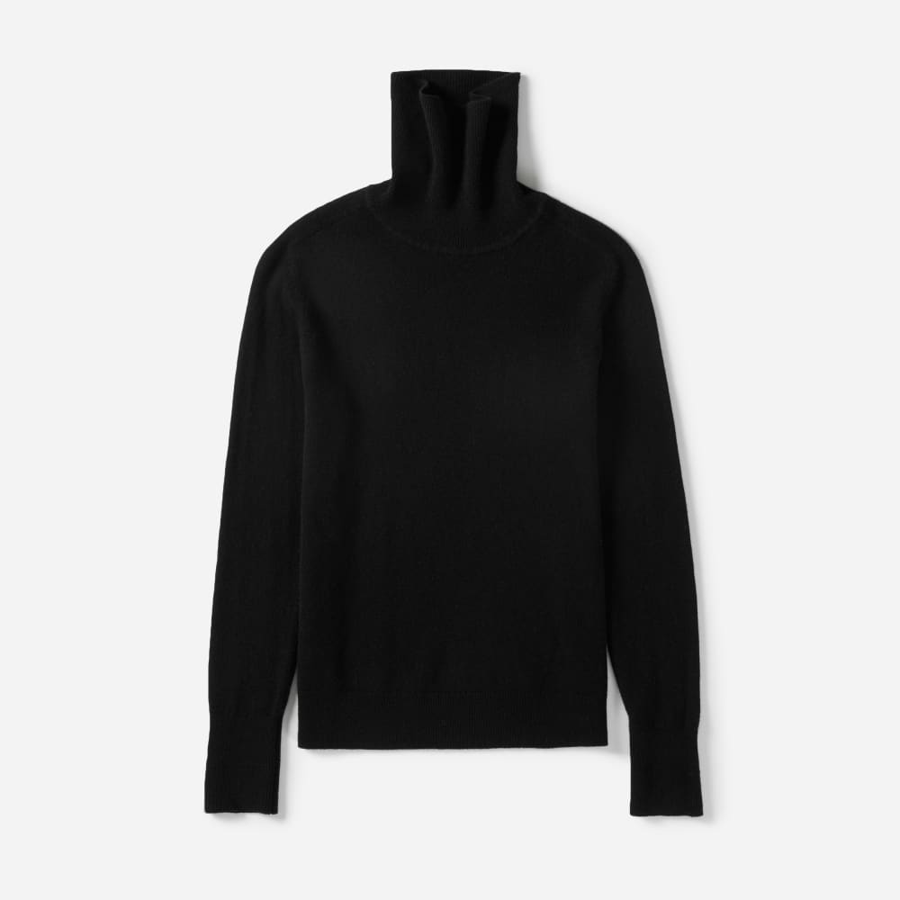 The Cashmere Turtleneck Black Everlane