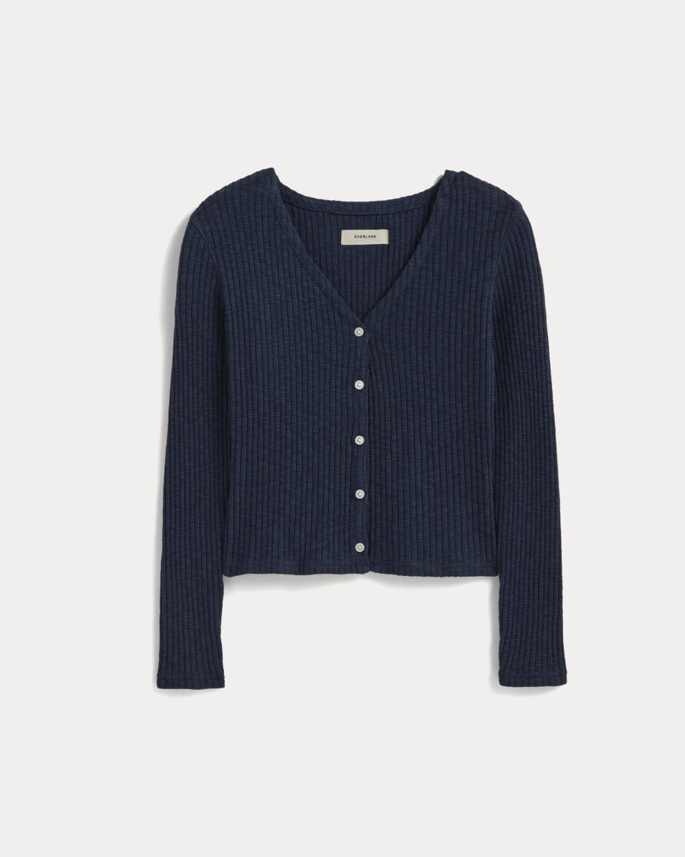 The Cozy Rib Cardigan Bone – Everlane