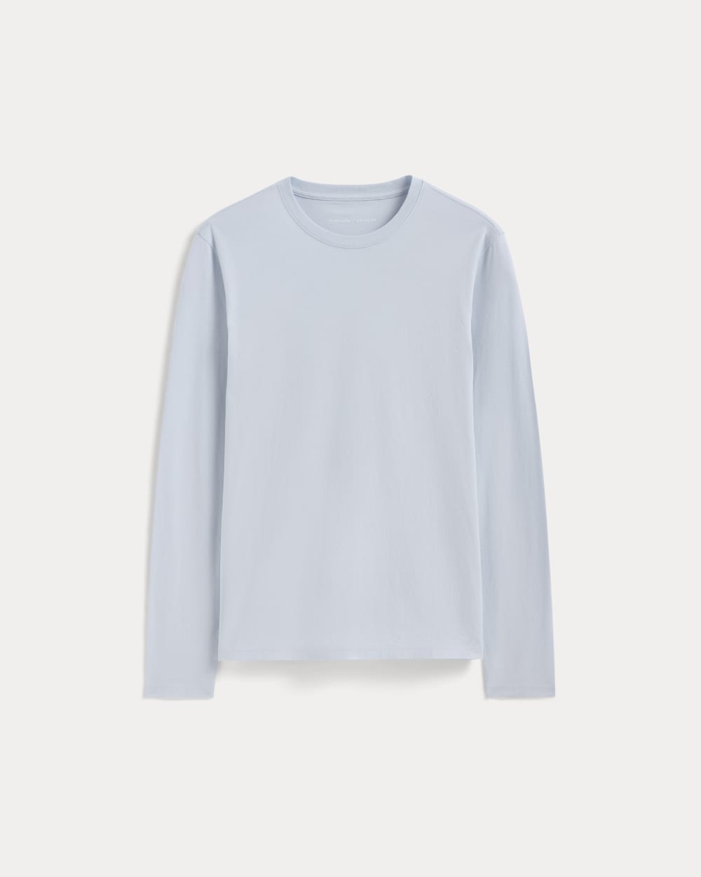 The Essential Organic Long-Sleeve Tee Heathered Charcoal