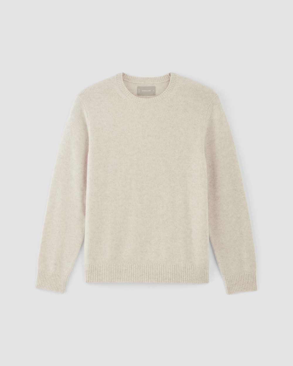 The Premium Merino Crew Neck Sweater Heathered Oat – Everlane 