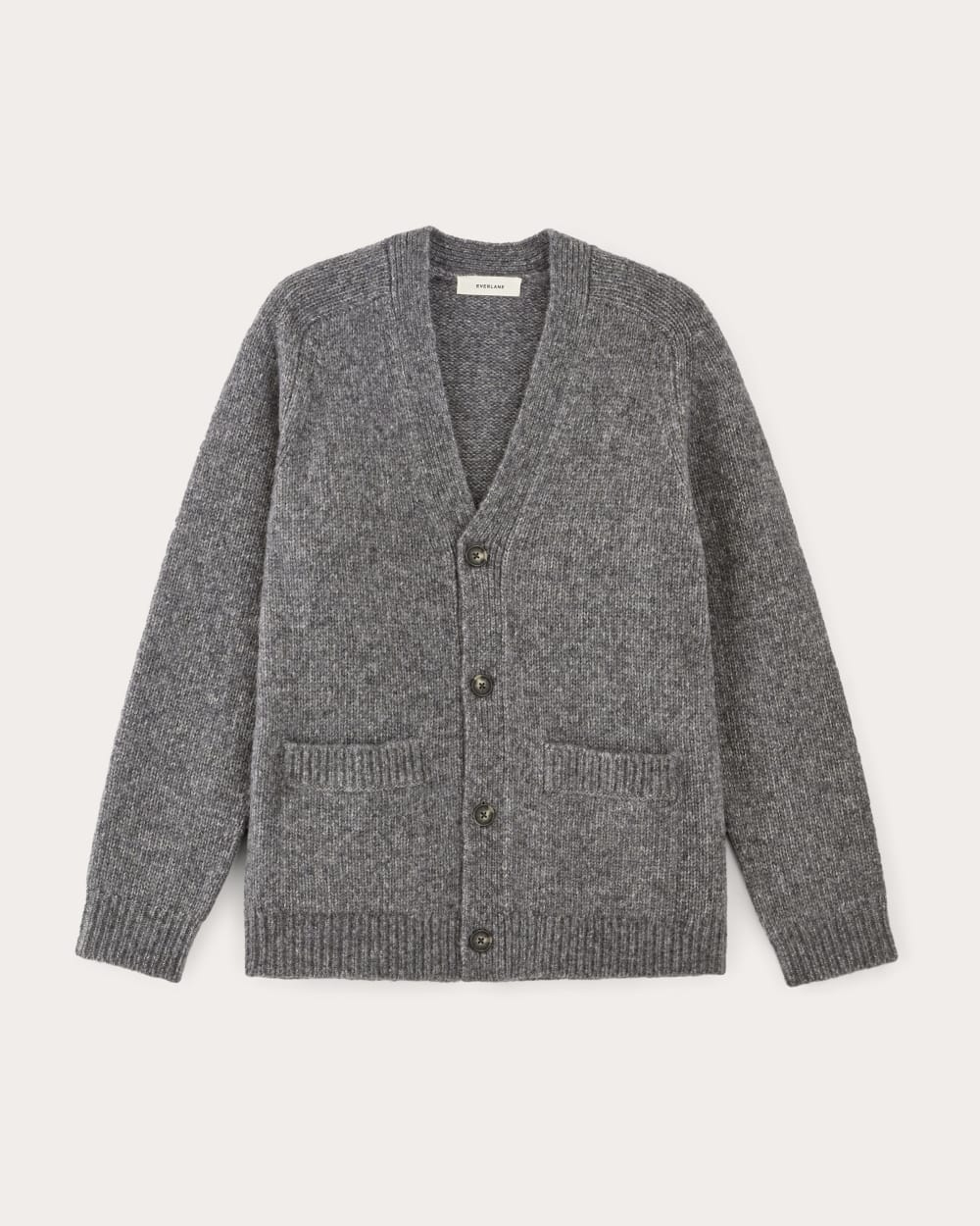 The Cloud Relaxed Cardigan Heather Charcoal – Everlane