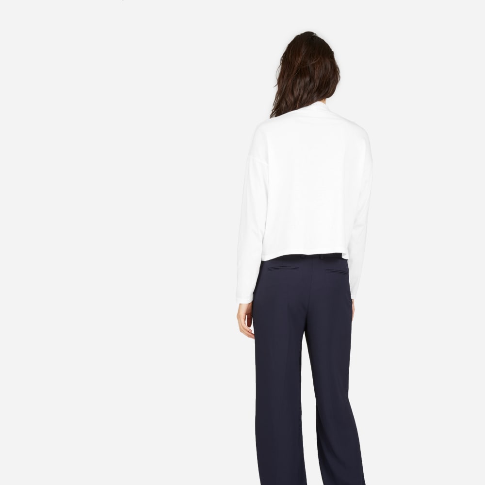 Everlane square mockneck tee sale