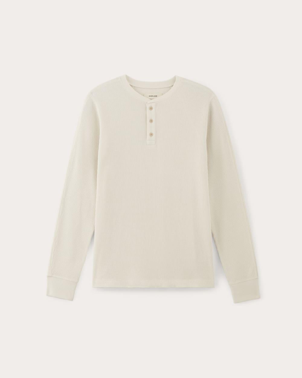 The Waffle Long-Sleeve Henley Bone – Everlane