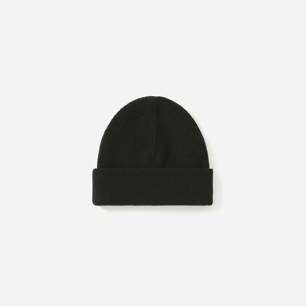 The ReCashmere Carpenter Beanie Black Everlane