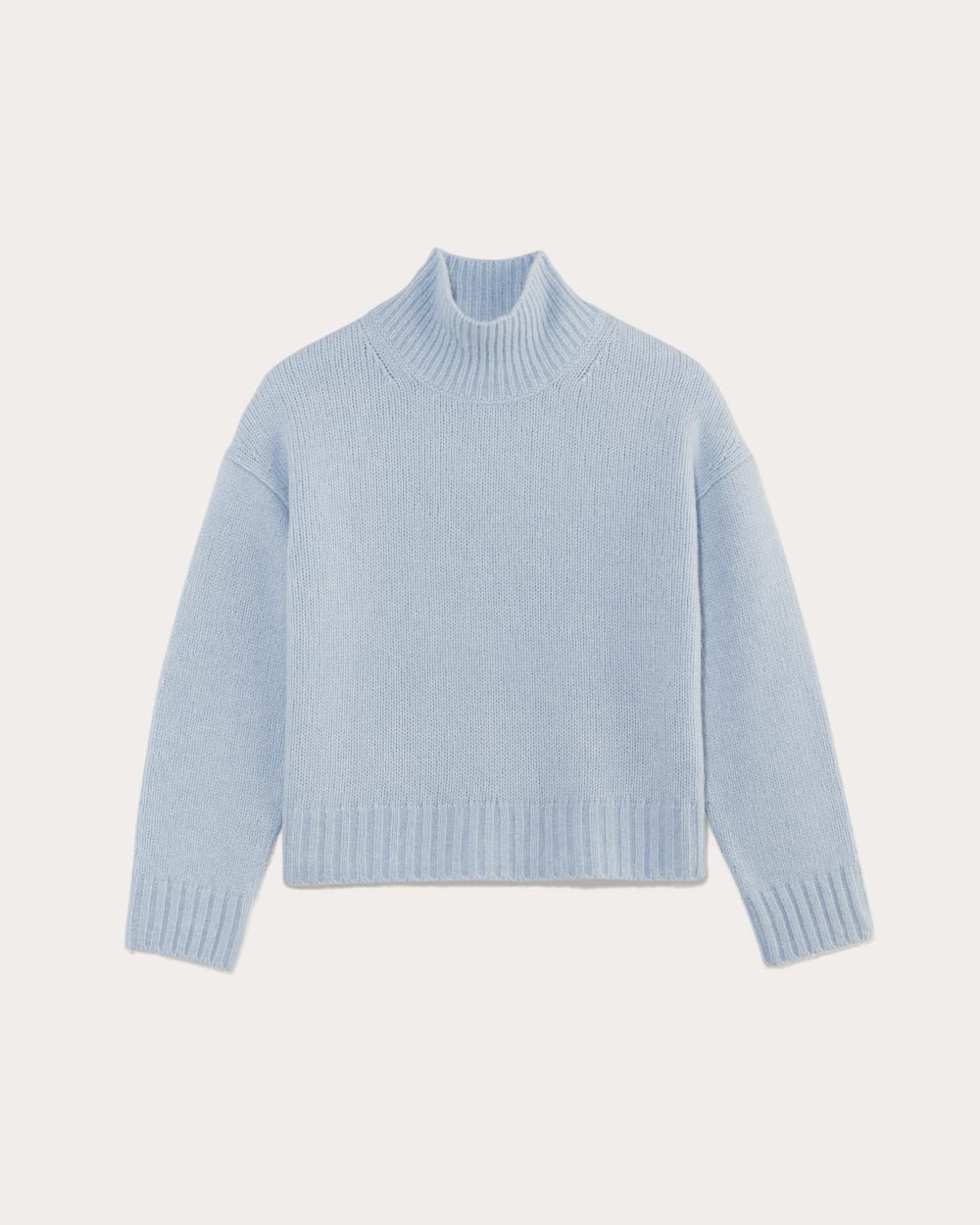 The Cloud Oversized Turtleneck Chambray Blue – Everlane