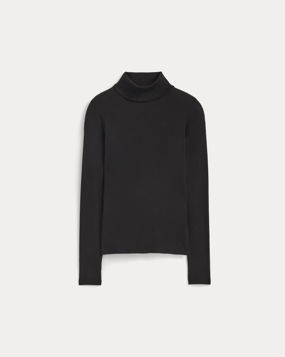 The Luxe Rib Turtleneck Washed Heathered Fatigue – Everlane
